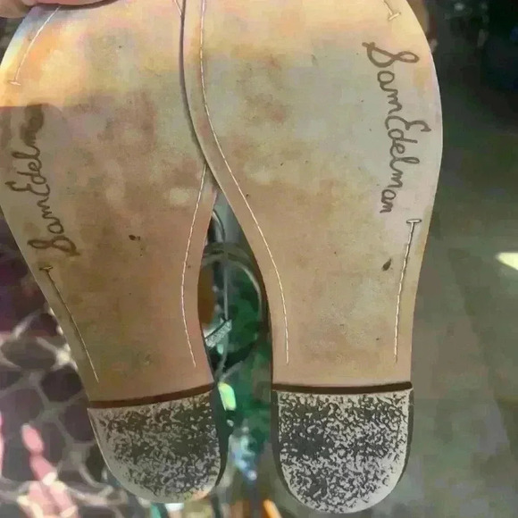 Sam Edelman Glenda gladiator snake embossed sandals. Good condition. Size 9.5. - Picture 9 of 14